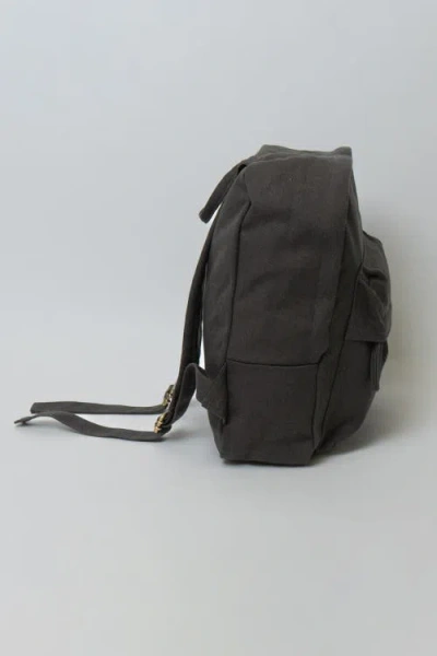 Terra Thread Organic Cotton Mini Backpack In Charcoal Grey
