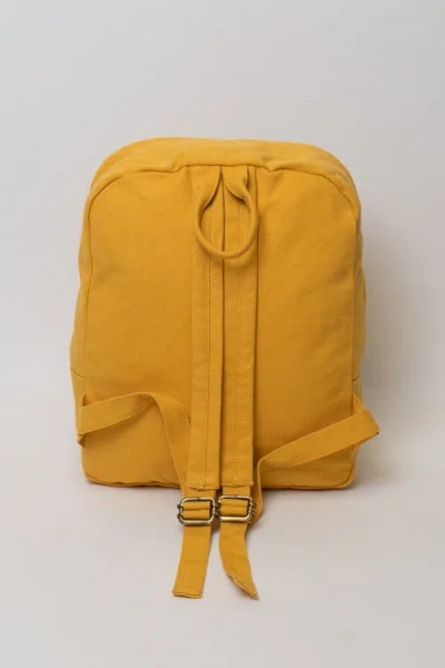 Terra Thread Organic Cotton Mini Backpack In Mustard Yellow