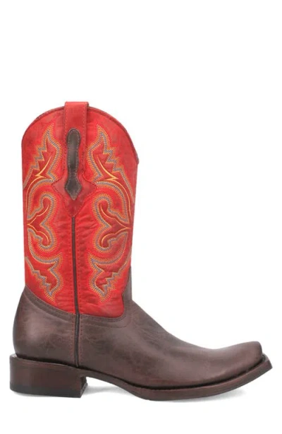 Dingo True Grit Cowboy Boot In Brown