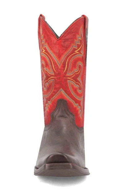 Dingo True Grit Cowboy Boot In Brown