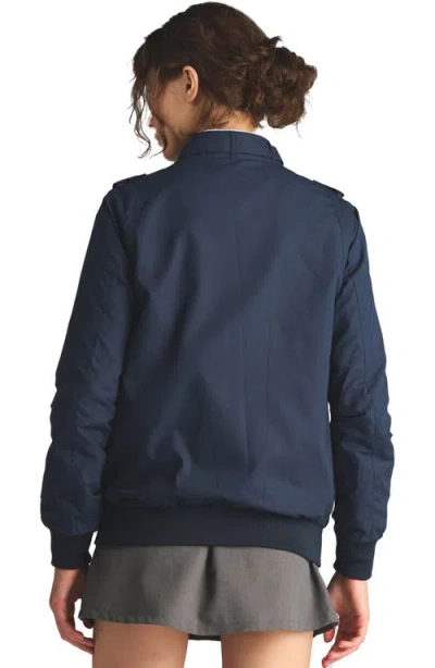 Members Only Classic Iconic Racer Jacket In Navy