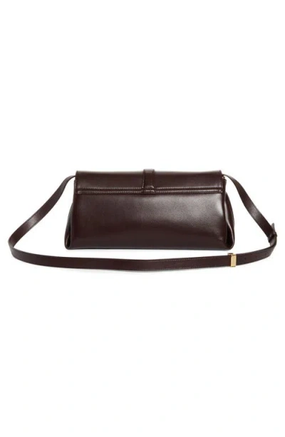 Ferragamo Front Flap Crossbody Bag (m) In Oxblood