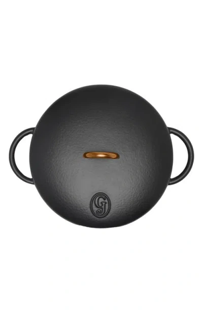 Great Jones The Dutchess 6.75-quart Enamel Cast Iron Dutch Oven With Lid In Pepper