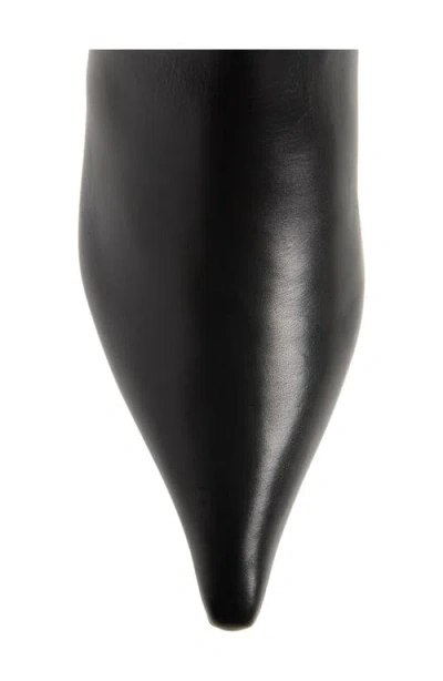 Aeyde Womens Black Zazie Heeled Leather Knee-high Boots In Black
