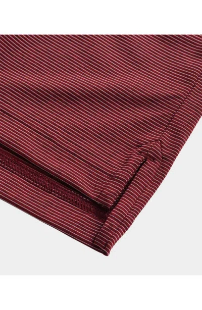 Vineyard Vines St. Jean Stripe Sankaty Regular Fit Polo Shirt In Crimson