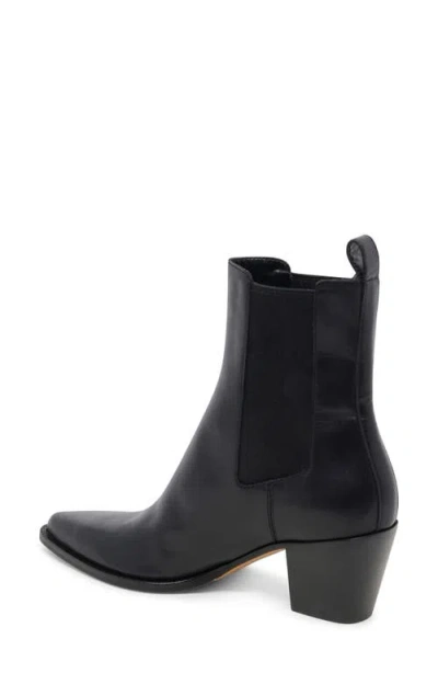 Dolce Vita Shadie Pointed Toe Chelsea Boot In Black Leather H2o
