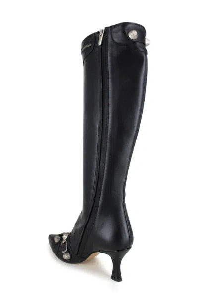 Zigi Ivara Knee High Boot In Black Leather