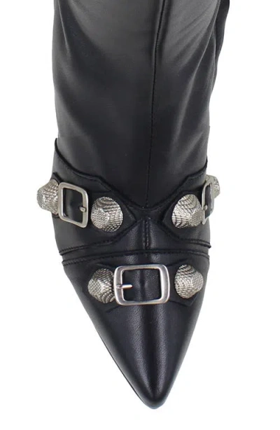 Zigi Ivara Knee High Boot In Black Leather