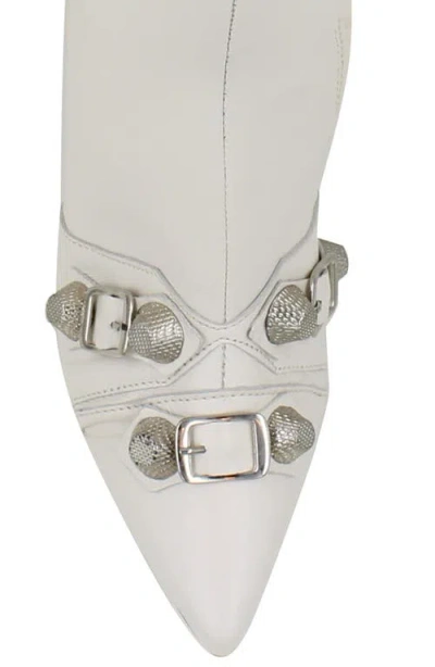 Zigi Ivara Knee High Boot In Off White