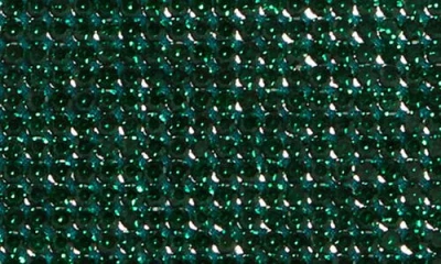 Judith Leiber Couture Fizzy Beaded Clutch In Ebonized Emerald Green