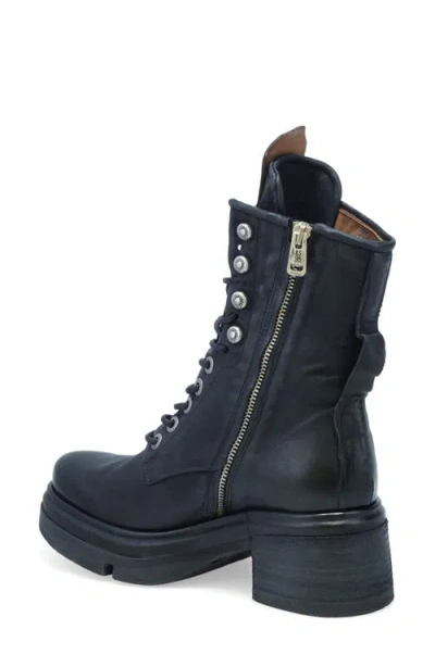 As98 A.s.98 Emper Combat Boot In Black