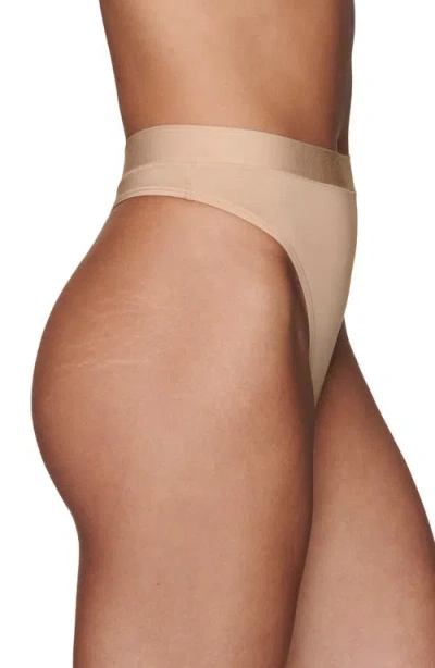 Cuup The Highwaist Thong Modal In Sand