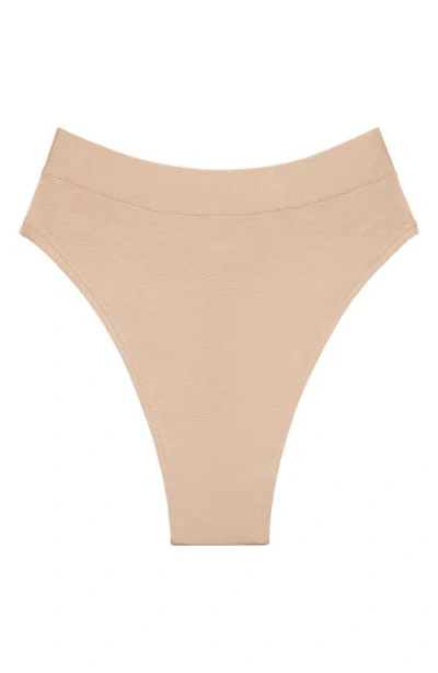Cuup The Highwaist Thong Modal In Sand