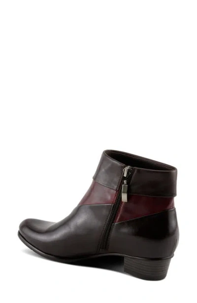 Spring Step Mayvilla Bootie In Chocolate Multi