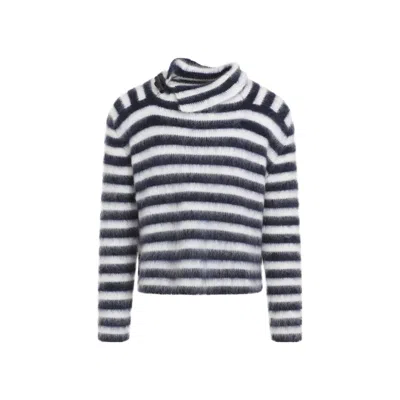 Jacquemus 'marina's Mohair Sweater In Blue