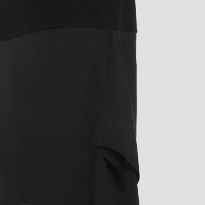 Jil Sander Black Wool Skirt In Black
