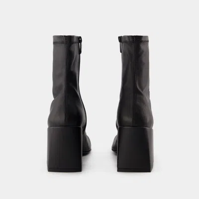 Courrèges Reedition Ankle Boots - Courreges - Synthetic Leather - Black In Black