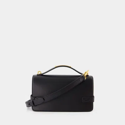 BALMAIN BALMAIN B-BUZZ 24 CROSSBODY - LEATHER - BLACK 