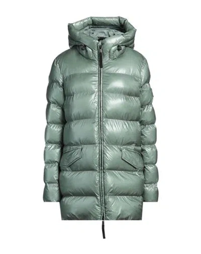 Dekker Woman Puffer Sage Green Size 12 Polyamide In Sage Green