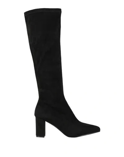 Uma Parker Woman Boot Black Size 8 Textile Fibers In Black