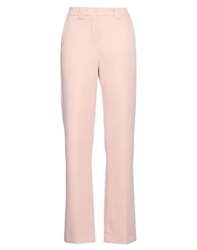 Soallure Woman Pants Light Pink Size 6 Polyester, Elastane In Pink