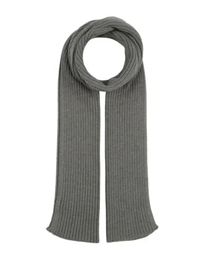 Gran Sasso Man Scarf Military Green Size - Virgin Wool In Green