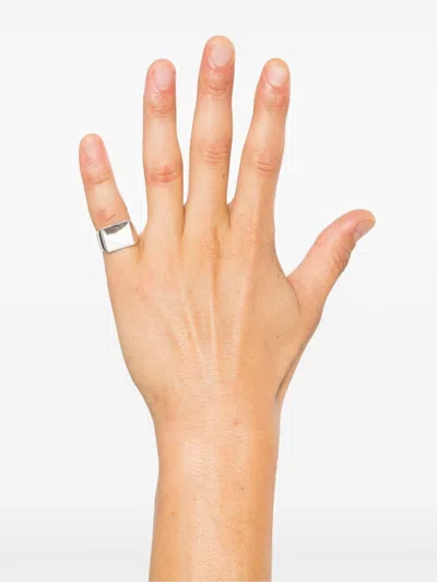 Wouters & Hendrix Square Signet Ring In Silver