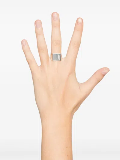 Wouters & Hendrix Square Signet Ring In Silver