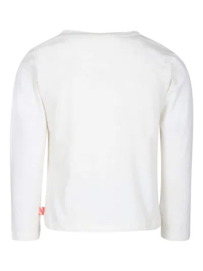 Billieblush Long-sleeved T-shirt In White