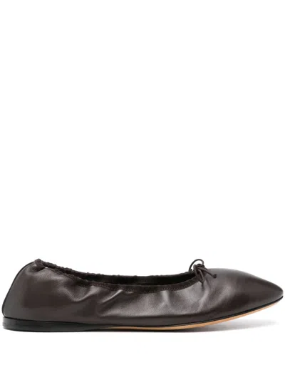 The Row Hereditas Ballerinas In Brown