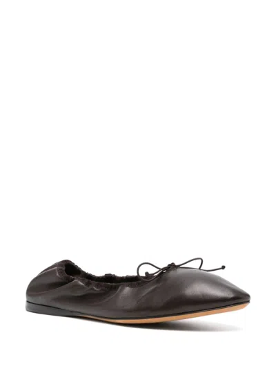 The Row Hereditas Ballerinas In Brown