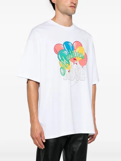 Martine Rose Balloons-print T-shirt In White