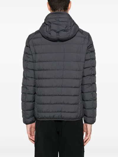 Parajumpers Perry Anthracite Grey Hooded Down Jacket In Grey