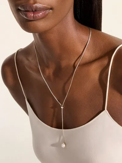 John Hardy Jh Essential Pearl Necklace In Silver