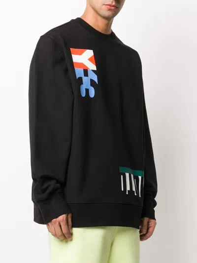 Y-3 M-cut Graphic Sweatshirt In Black