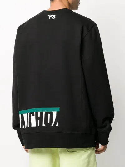 Y-3 M-cut Graphic Sweatshirt In Black