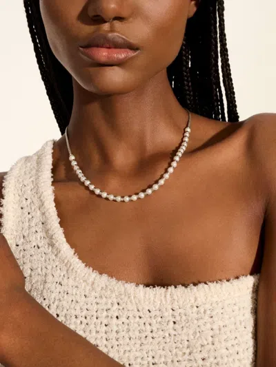 John Hardy Jh Essential Pearl Necklace In Silver