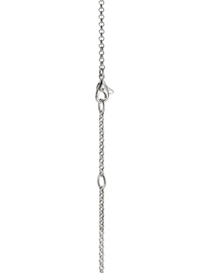 John Hardy Pebble Duo Diamond Necklace In Silver