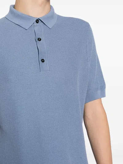 Hugo Boss Boss Camel Classic Blue Cotton Polo In Blue