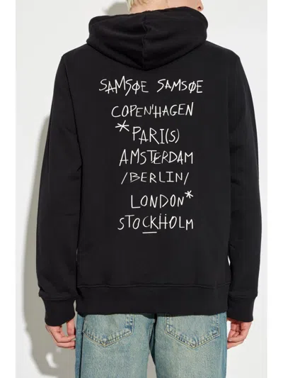 Samsoe & Samsoe Sacopenhagen Hoodie In Black