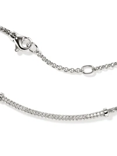 John Hardy Jh Essential Diamond Necklace In Silver