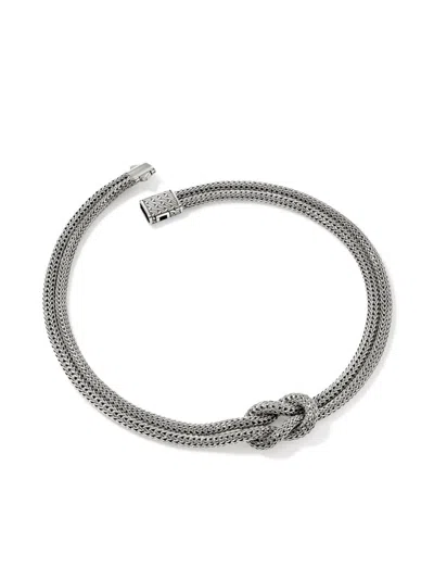 John Hardy Love Knot Necklace In Silver