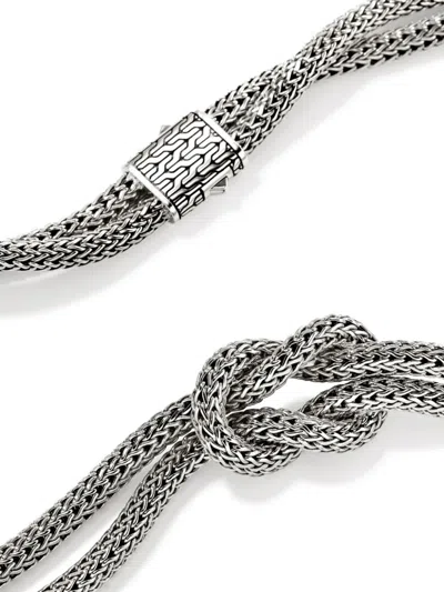 John Hardy Love Knot Necklace In Silver