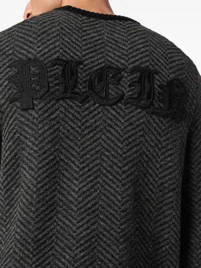 Philipp Plein Long Sleeve Sweatshirt In Grey