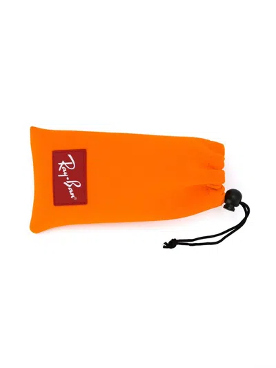 Ray-ban Junior Rectangular Shaped Sunglasses In Brown