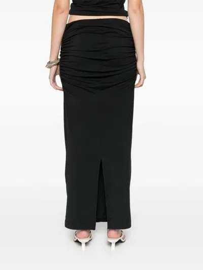 Entire Studios Surge Maxi Skirt In Black
