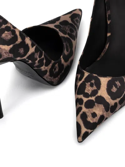 Le Silla Bella 120mm Leopard-print Pumps In Black