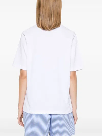 Maison Kitsuné Maison Kitsune Woodland Alphabet T Shirt In White