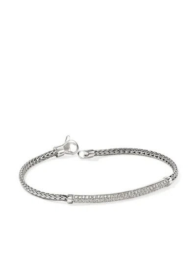 John Hardy Jh Essential Diamond Bracelet In Silver