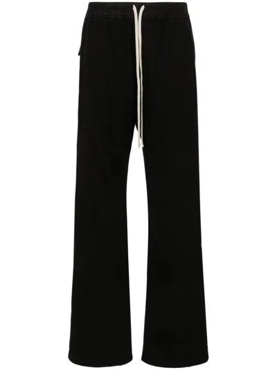 Rick Owens Drkshdw Wide-leg Track Pants In Black